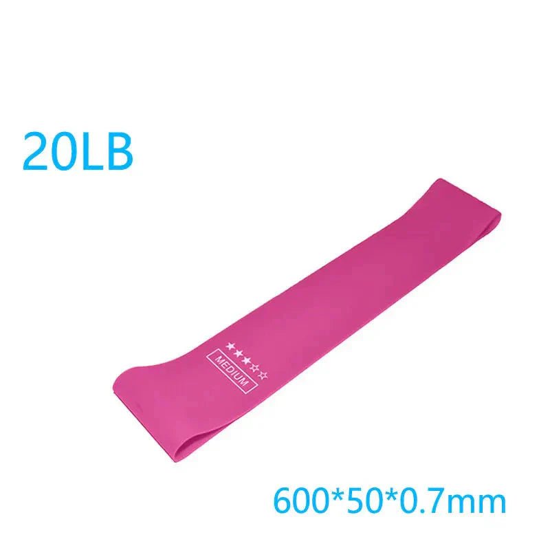 Elastic Resistance Bands Set for Yoga, Pilates, and Strength Training - 5 - Pack - Meta Máxima