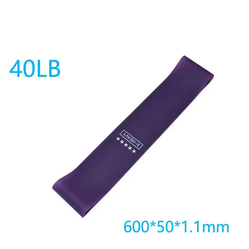 Elastic Resistance Bands Set for Yoga, Pilates, and Strength Training - 5 - Pack - Meta Máxima