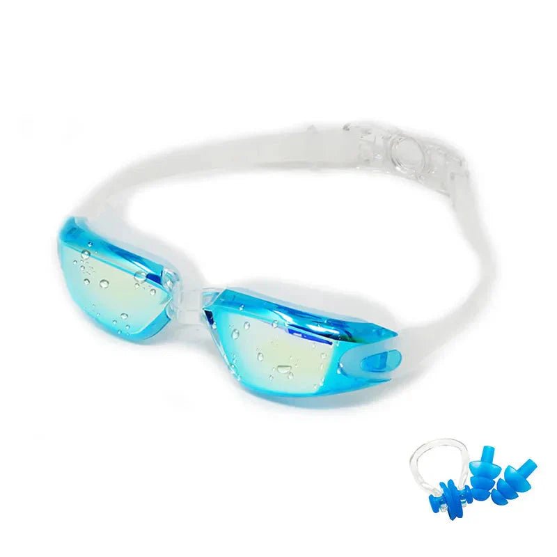 Swimming Goggles for Men & Women – Anti - Fog UV Protection, Waterproof, Adjustable Silicone Swim Goggles for Adults & Kids - Meta Máxima
