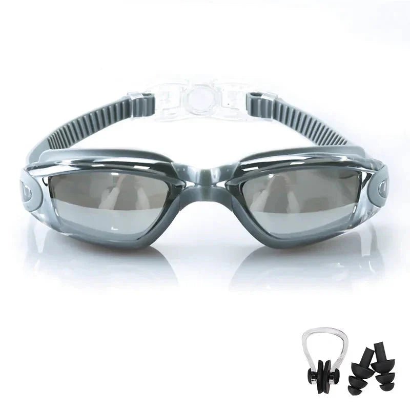 Swimming Goggles for Men & Women – Anti - Fog UV Protection, Waterproof, Adjustable Silicone Swim Goggles for Adults & Kids - Meta Máxima