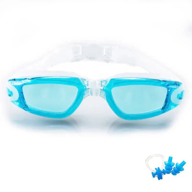 Swimming Goggles for Men & Women – Anti - Fog UV Protection, Waterproof, Adjustable Silicone Swim Goggles for Adults & Kids - Meta Máxima