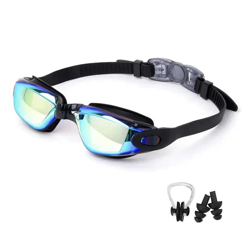 Swimming Goggles for Men & Women – Anti - Fog UV Protection, Waterproof, Adjustable Silicone Swim Goggles for Adults & Kids - Meta Máxima