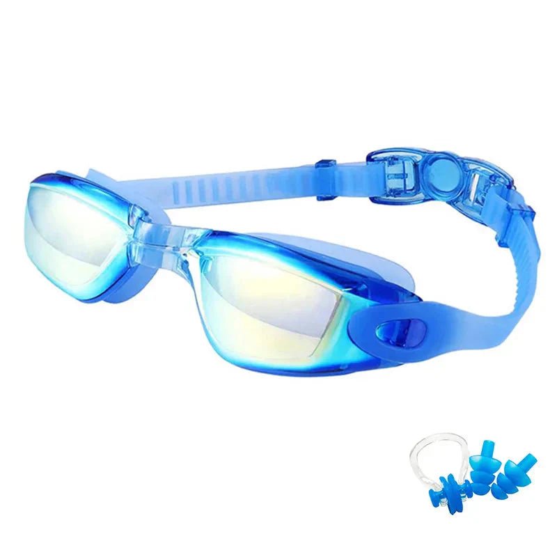 Swimming Goggles for Men & Women – Anti - Fog UV Protection, Waterproof, Adjustable Silicone Swim Goggles for Adults & Kids - Meta Máxima