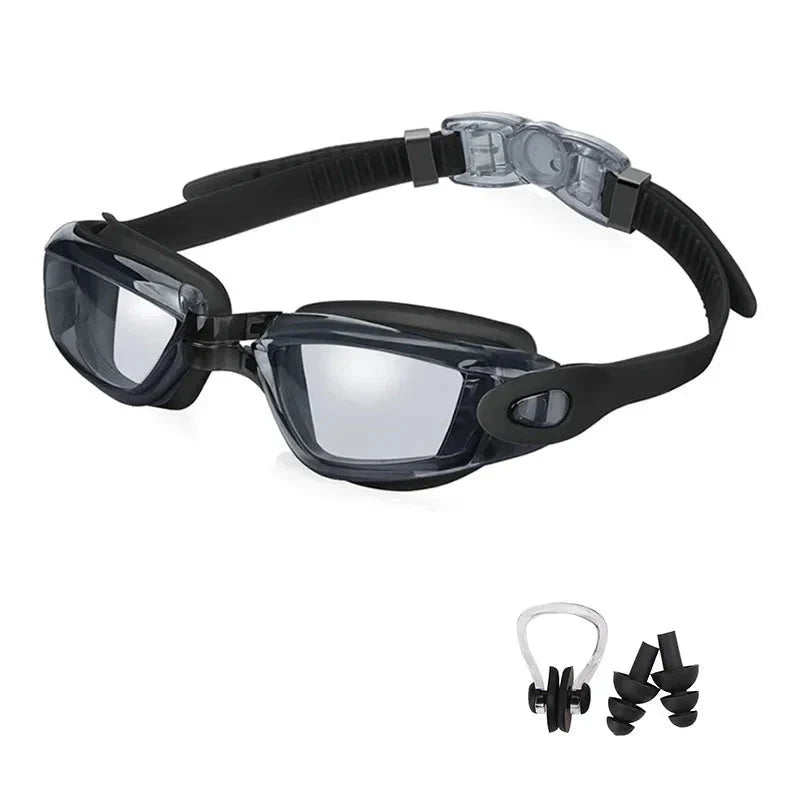 Swimming Goggles for Men & Women – Anti - Fog UV Protection, Waterproof, Adjustable Silicone Swim Goggles for Adults & Kids - Meta Máxima