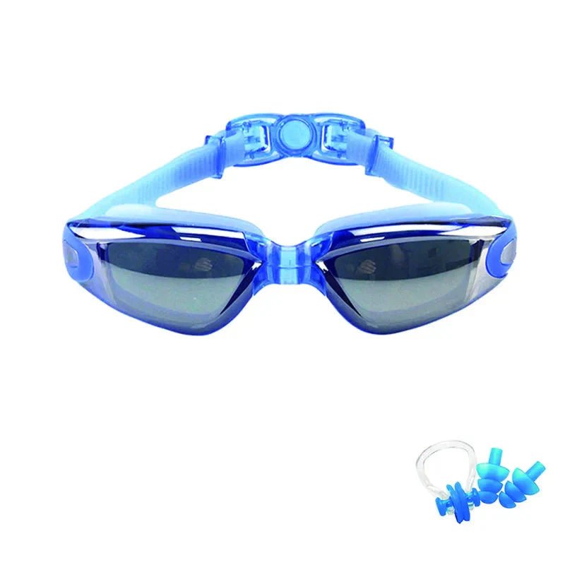 Swimming Goggles for Men & Women – Anti - Fog UV Protection, Waterproof, Adjustable Silicone Swim Goggles for Adults & Kids - Meta Máxima