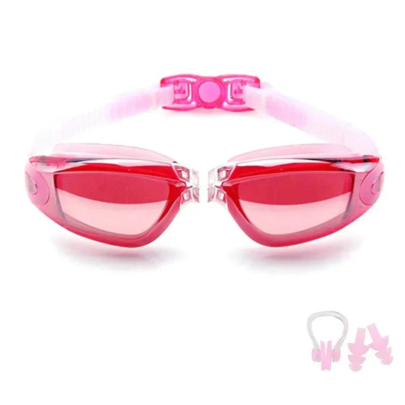 Swimming Goggles for Men & Women – Anti - Fog UV Protection, Waterproof, Adjustable Silicone Swim Goggles for Adults & Kids - Meta Máxima