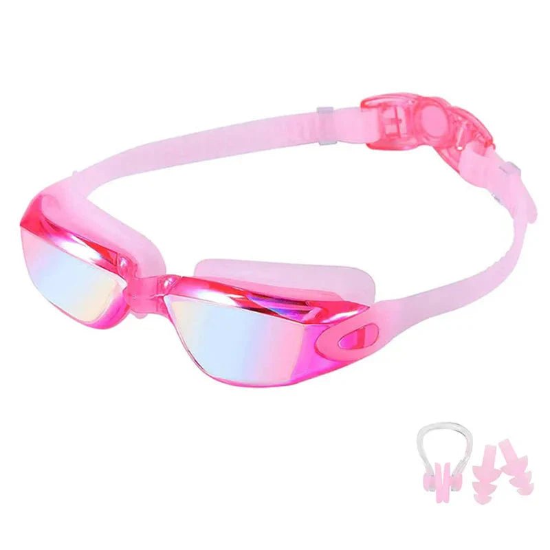 Swimming Goggles for Men & Women – Anti - Fog UV Protection, Waterproof, Adjustable Silicone Swim Goggles for Adults & Kids - Meta Máxima