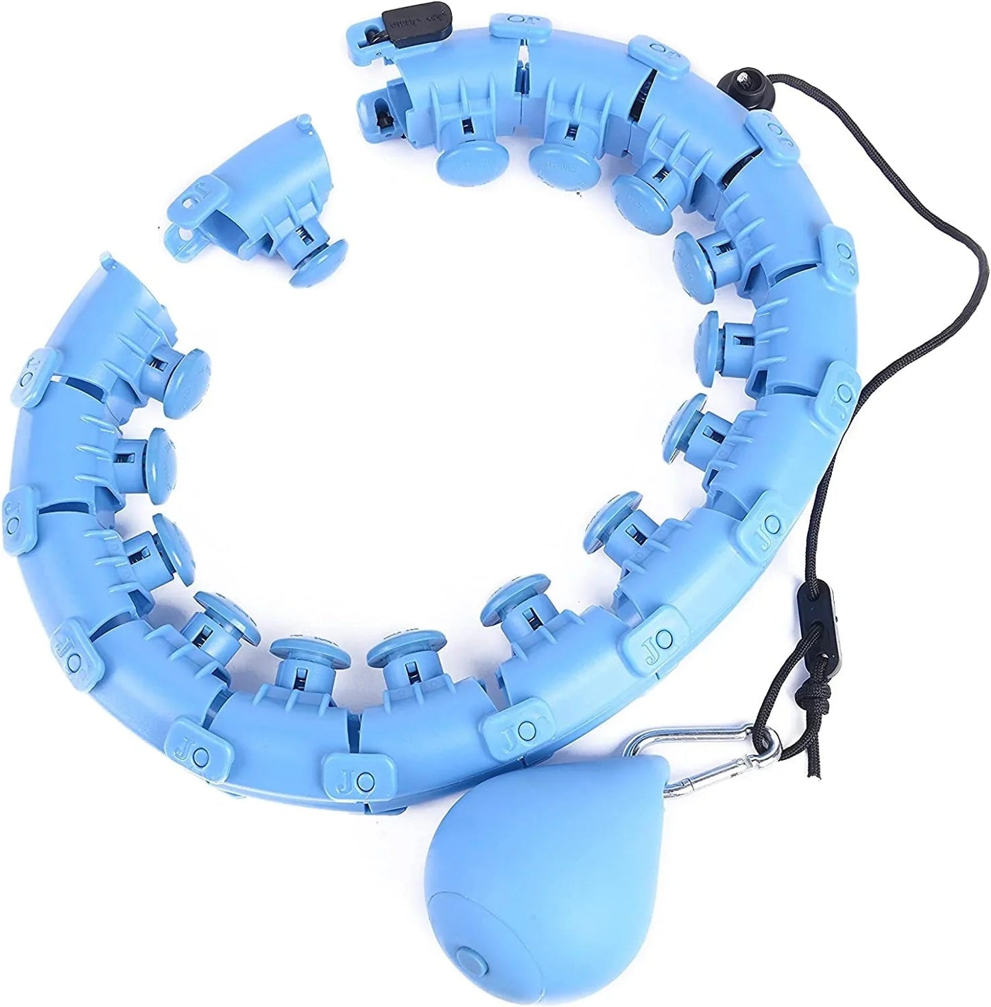 Weighted Hula Hoop – Adjustable Fit Hoop for Weight Loss - Meta Máxima