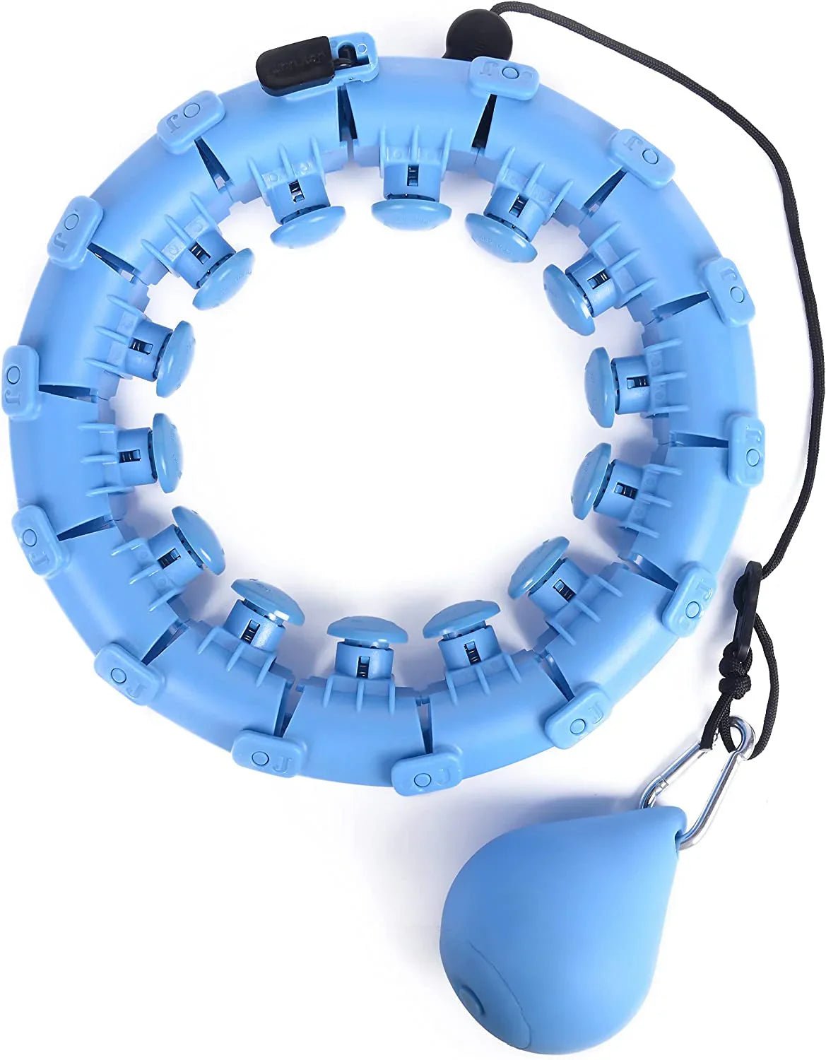 Weighted Hula Hoop – Adjustable Fit Hoop for Weight Loss - Meta Máxima