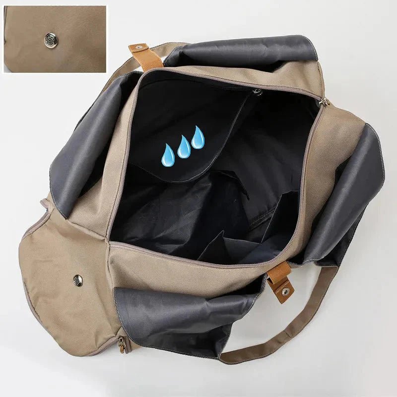 Women'S Multi - Purpose Sports Bag - Waterproof with Shoe Pocket for Yoga, Gym, and Travel - Meta Máxima