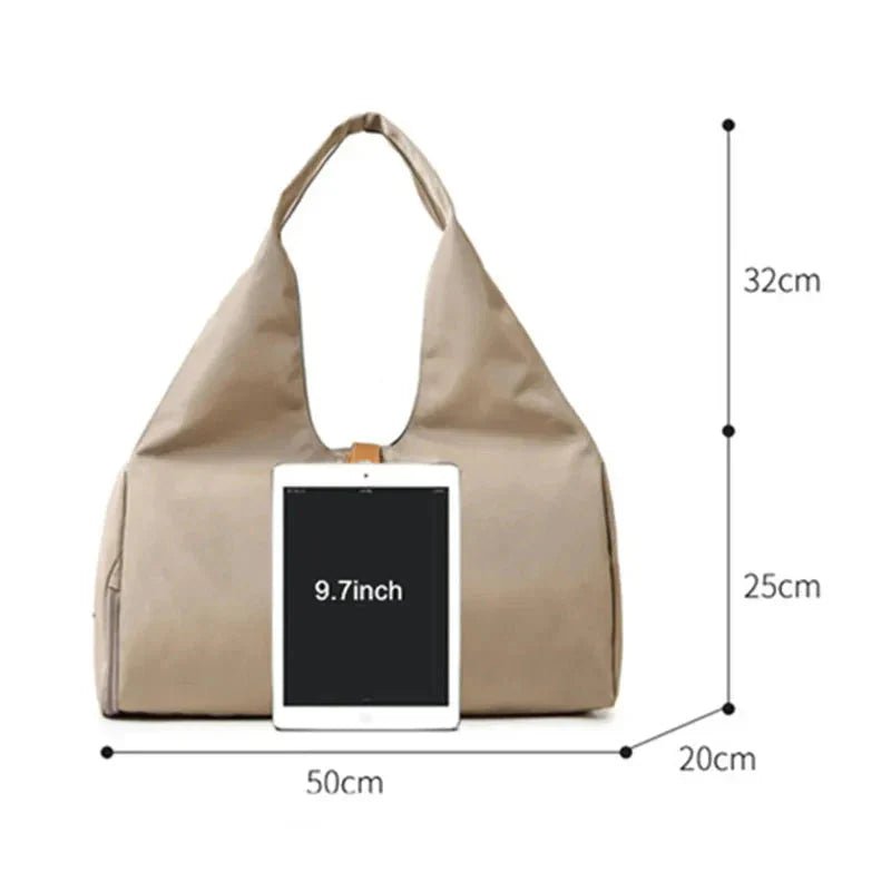 Women'S Multi - Purpose Sports Bag - Waterproof with Shoe Pocket for Yoga, Gym, and Travel - Meta Máxima