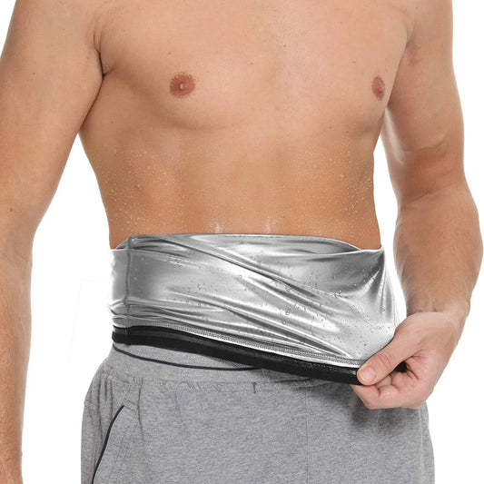 Sauna Waist Trimmer Belt for Men - Meta Máxima