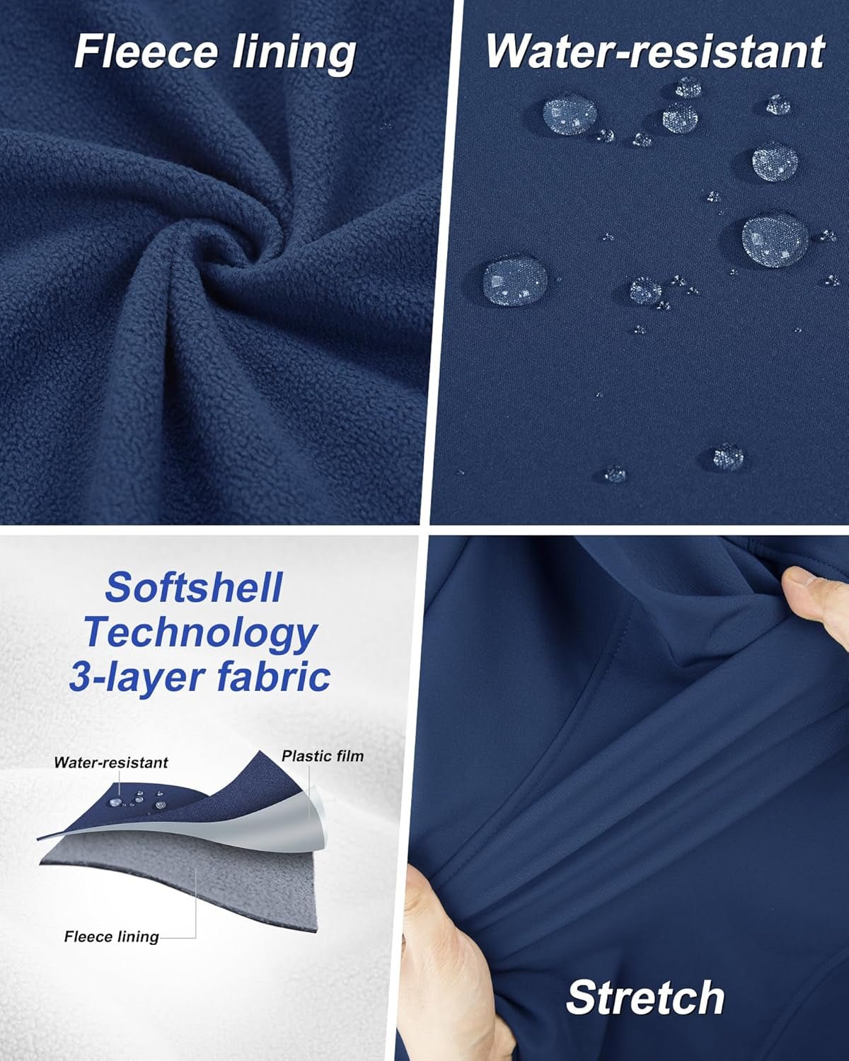 Women'S Lightweight Softshell Vest Windproof Fleece Lined Zip up Sleeveless Jacket for Running Hiking Golf - Meta Máxima