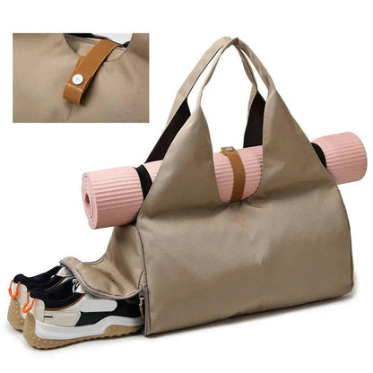 Women'S Multi - Purpose Sports Bag - Waterproof with Shoe Pocket for Yoga, Gym, and Travel - Meta Máxima