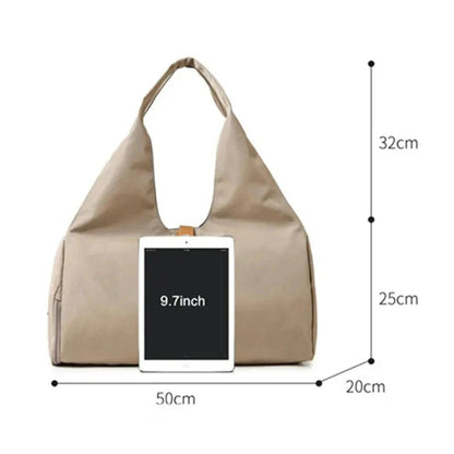 Women'S Multi - Purpose Sports Bag - Waterproof with Shoe Pocket for Yoga, Gym, and Travel - Meta Máxima